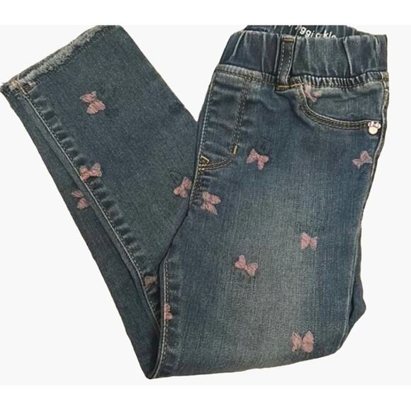 BabyGAP Disney Minnie Mouse Jeggings Jeans Leggings with Washwell Girls Size 2 E - Picture 3 of 12